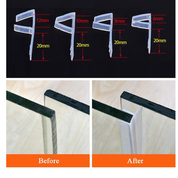 Transparent F-Shape Gap sealer - Picture 5 of 8